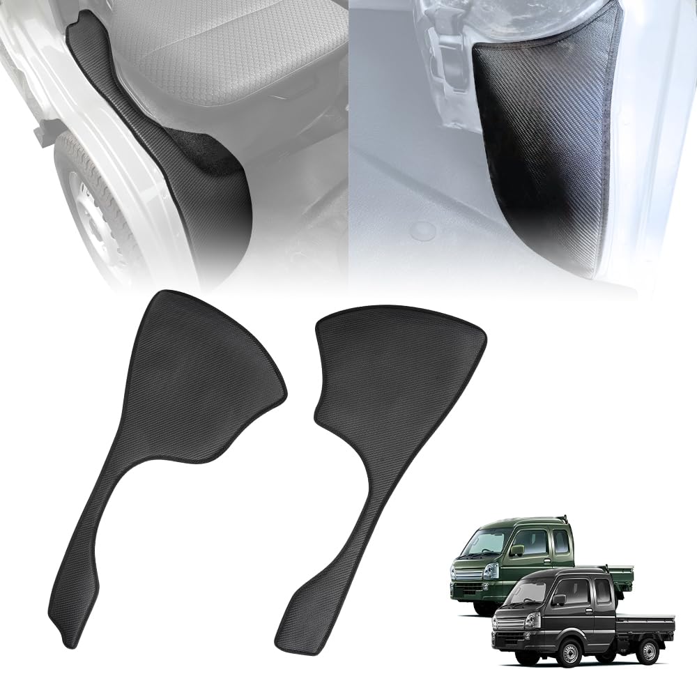 

Защитные коврики SUNVIC Carry DA16T для колесных арок Super Carry DA16T с защитой от ударов ногами сидений, для грузовика Carry, кастомные, защитные от царапин, оригинальные, напольные, комплект из 2 штук с надписью CARRY