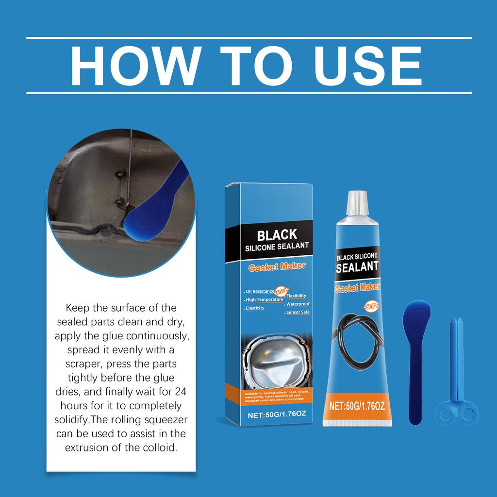 Engine Sealant Auto Parts Sealant Wear Resistant Portable Crevice Agent