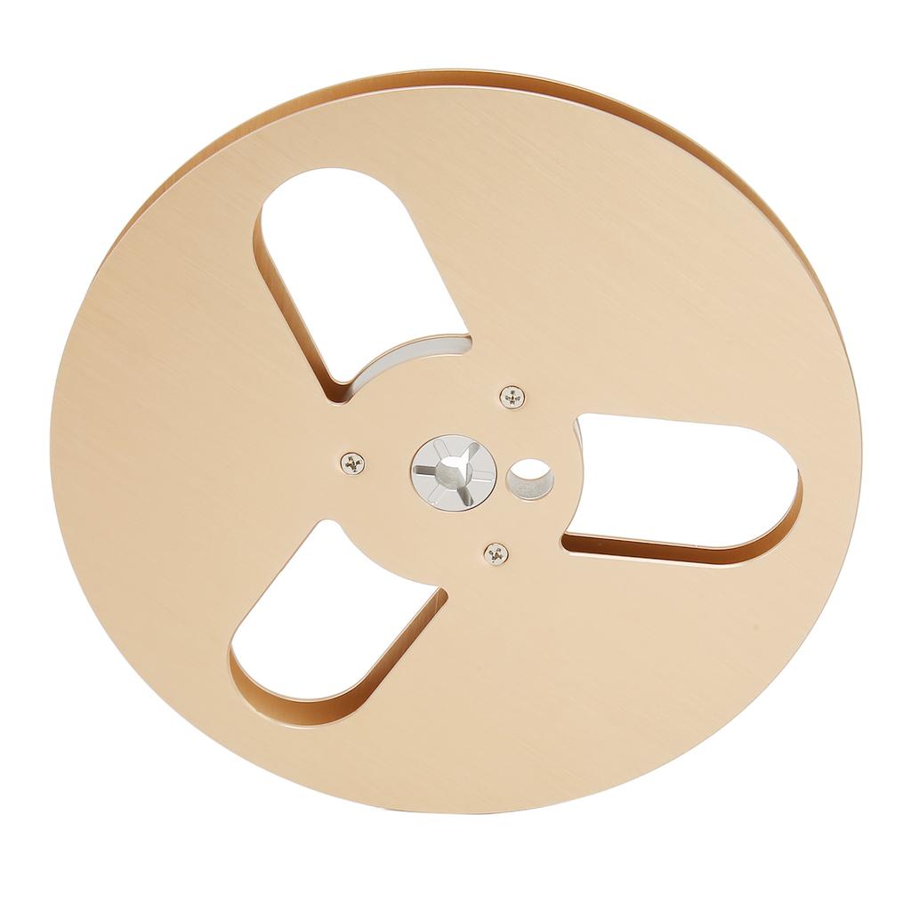 14 7 Inch Empty Reel 3 Hole Aluminum Alloy Opening Machine Part Takeup Reel for TEAC Blue