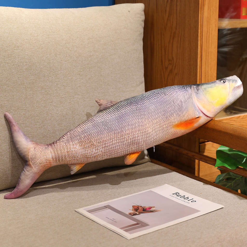 Plush Fish Pillow Soft Toy For Kids And Teens Decorative Gift