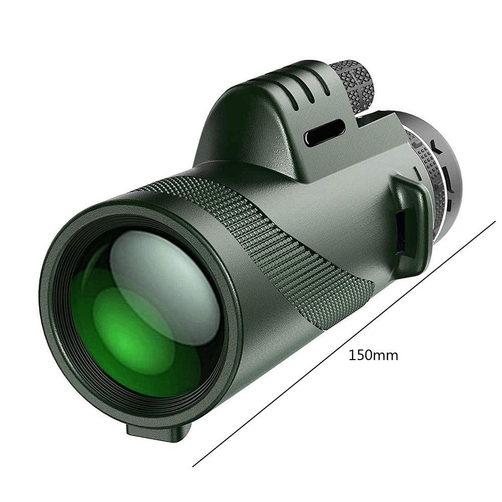80x100 HD Night Vision Monocular Powerful Digital Binoculars Professional Binoculars Moisture-proof for Outdoor Camping Supplies