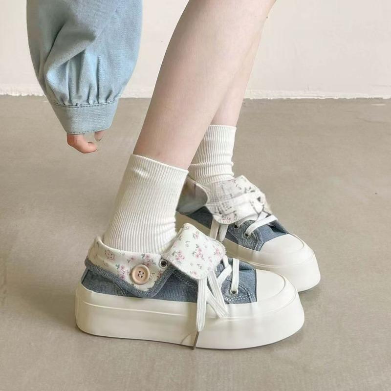 

Кеды на платформе «Дофамин» женские новые летние тонкие дышащие универсальные белые туфли повседневные кеды 40 синий