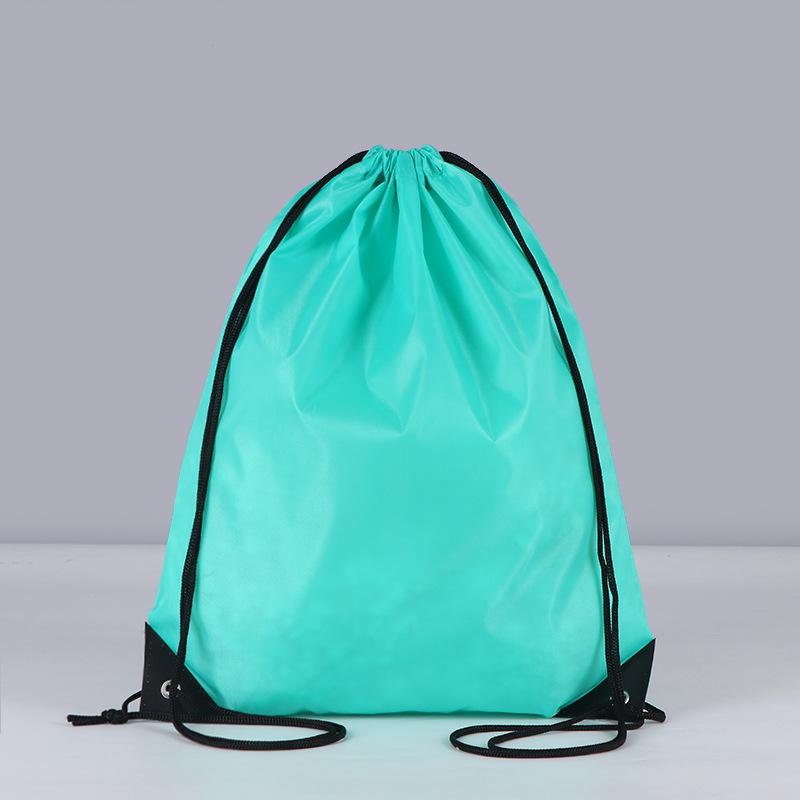Polyester-Kordelzugrucksack mit individuellem Logo für Marathon oder Fußball