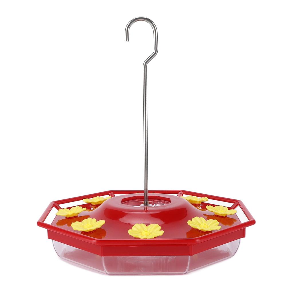 Kolibri-Futterspender 16oz Hängend Auslaufsicher Vogelfutterspender mit 8 Futterstellen für Außen Garten Hof