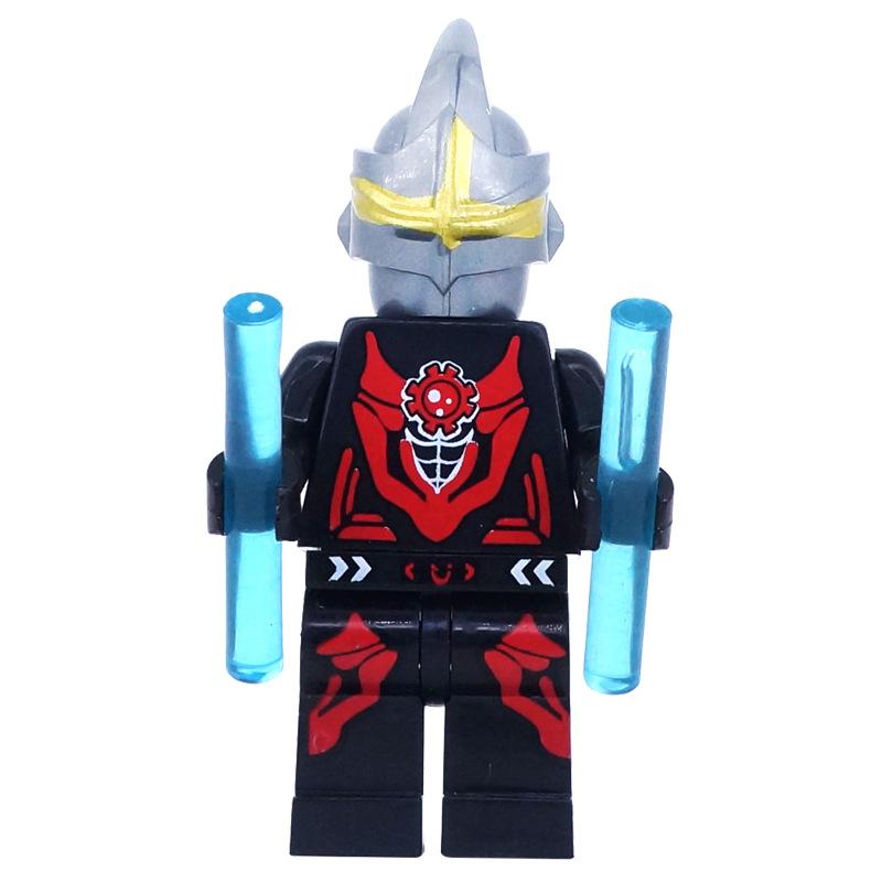 Figurine Blocuri de Construcție Set Păpuși Asamblare Particule Mici Cu Geantă Arme