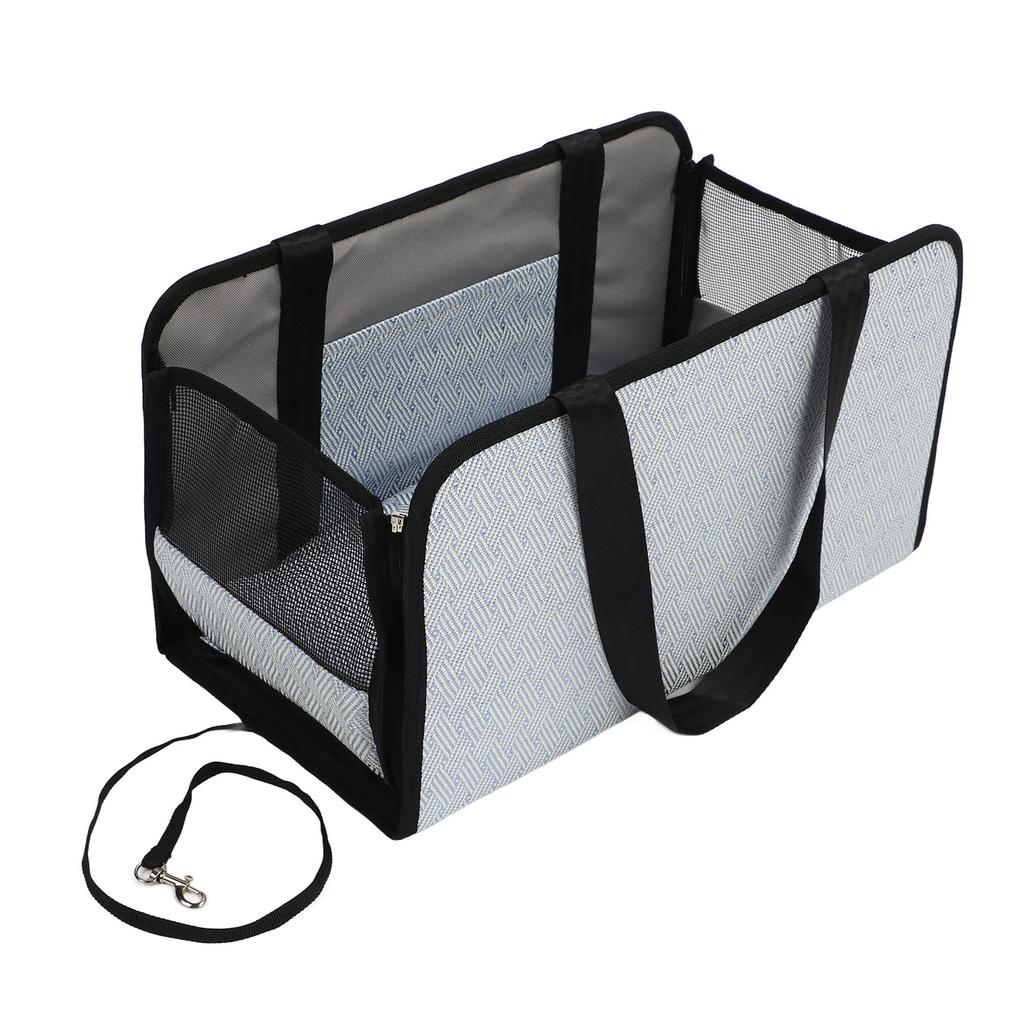 Haustier Autositz Reisetaschen für Hunde Katzen Abnehmbare Mittelkonsole Hunde Autositz Faltbare Haustiersicherheit