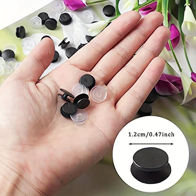 100Pcs Round Buckle Shoe Charms Croc DIY Accesseries Plastic Button For Hole Shoes Garden Shoe Diy Croc Fastener Accessories