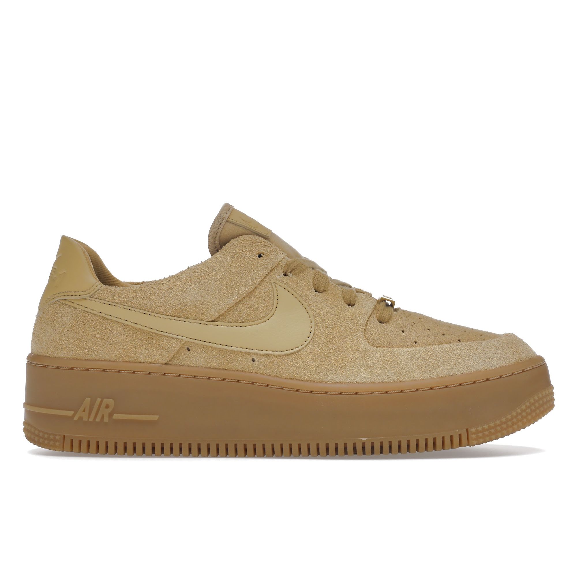 

Женские кроссовки Nike Air Force 1 Sage Low Club Gold Gum светло-коричневые CT3432-700