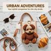 Hundetragetasche Katze Tragbar Haustier Rucksack Tragetasche Schultertasche Katze Welpe Reise Umhängetasche Niedlich Haustierbedarf