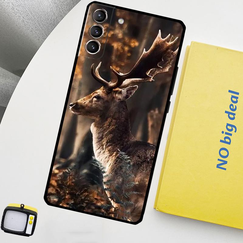 

Чехол Deer Funda для Samsung Galaxy S22 Ultra S23 FE S9 S10 Note 10 Plus Note 20 Ultra S20 S21 FE Galaxy S23Ultra