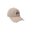 Ripped Japanese Versatile Letter Embroidered Baseball Cap Women'S Spring And Summer Soft Top Retro Cap Shows Small Face, Simple And Fashionable