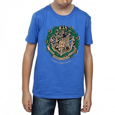 Boys Wreath Cotton Christmas T-Shirt