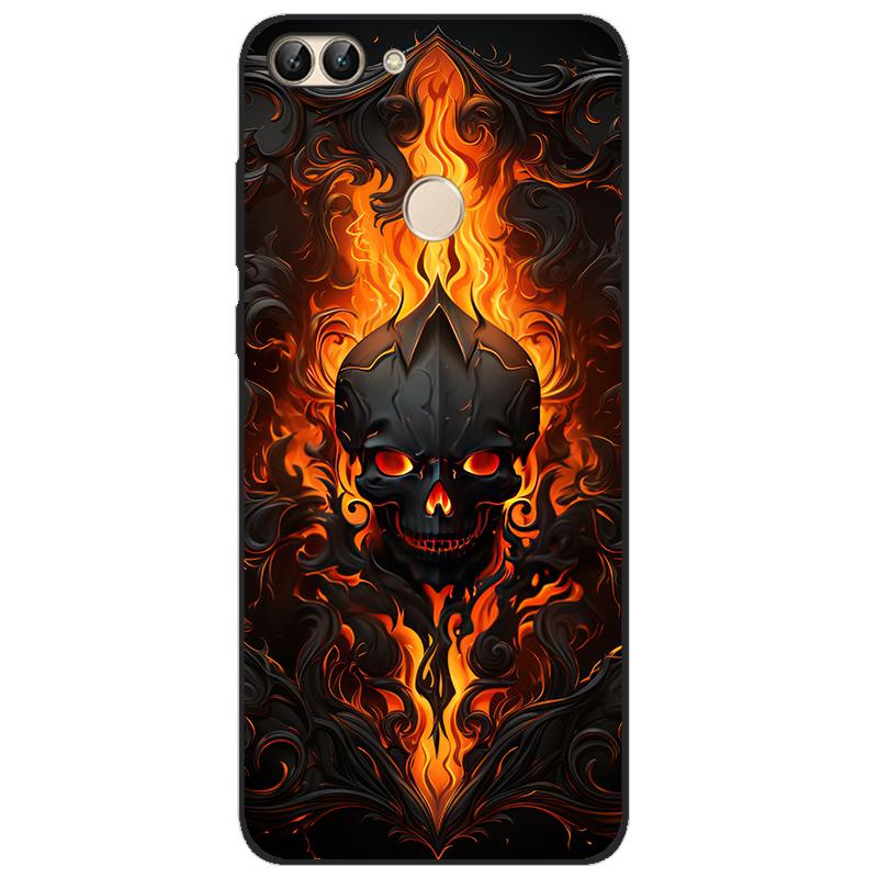 For Huawei P Smart 2018 FIG-LX1 PSmart Case For Huawei P Smart 5.65inch Case TPU Soft Silicone Cute Wolf Back Cover Phone Case