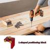 T-Type Woodworking Scriber Precision Adjustable Scribing Positioning Block Alloy Marking Gauge Scribing Ruler Home Renovations