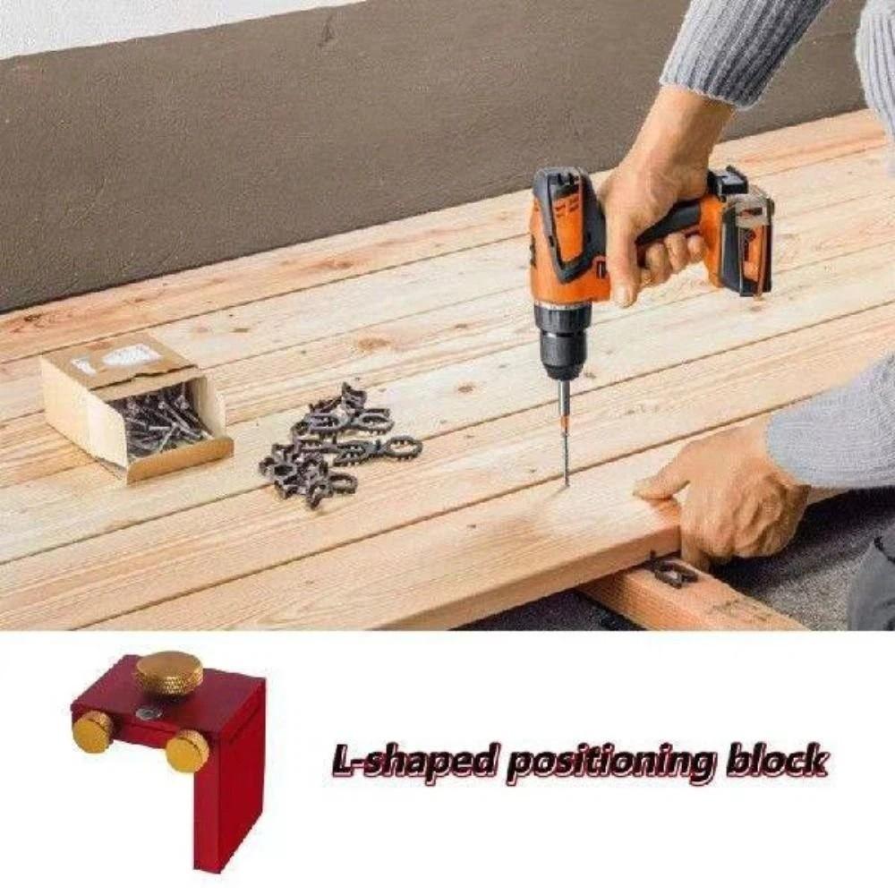 T-Type Woodworking Scriber Precision Adjustable Scribing Positioning Block Alloy Marking Gauge Scribing Ruler Home Renovations