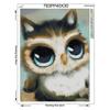 5D Diamond Painting Owl  Lovely Animal Crystal Cross-stitch Needlework Home Decor Wall Sticker