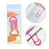 Funniest Book Clip Cock Weenie Shaped Lightweight Easy To Carry Acrylic Book Marker Fun Reading Sign