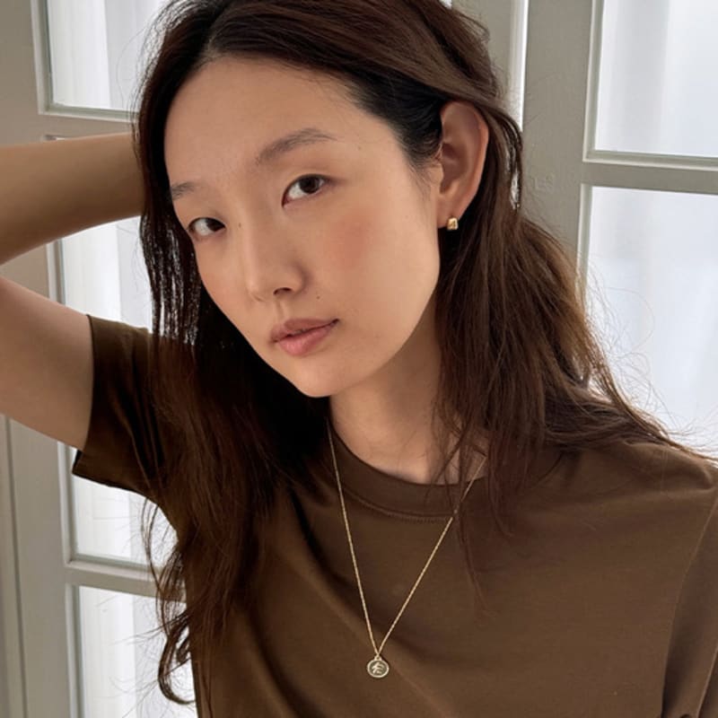 Pinaf Olive Coin Necklace