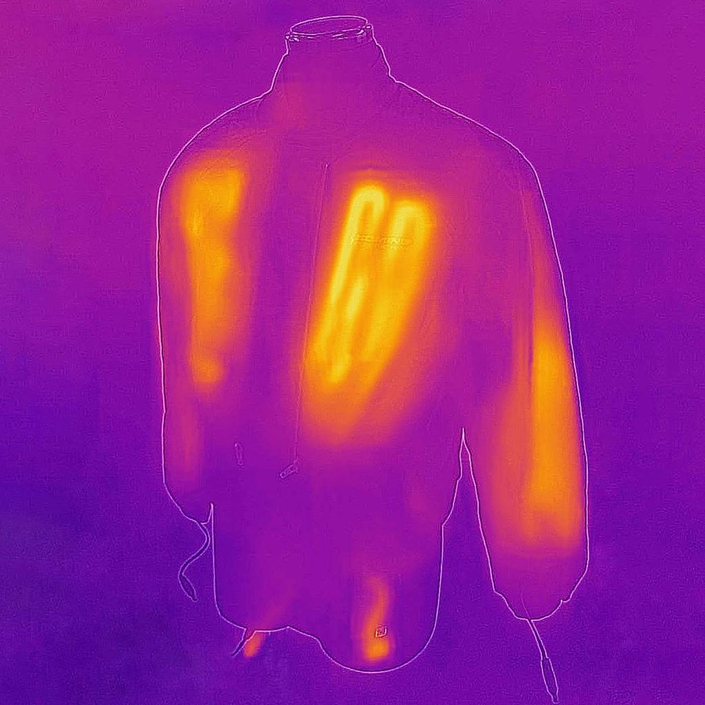 KOMINE Motorcycle 12V Electric Warm System Inner Size Jacket, M, Black, 08-112 EK-112