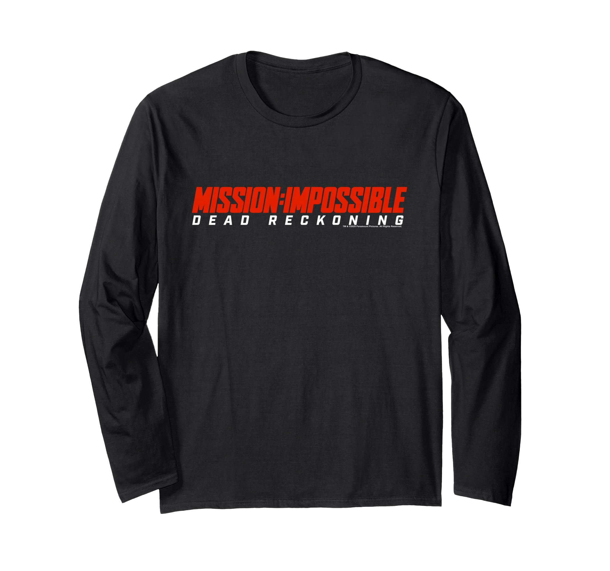 Mission: Impossible Dead Reckoning Action Movie Logo Long-Sleeve T-Shirt