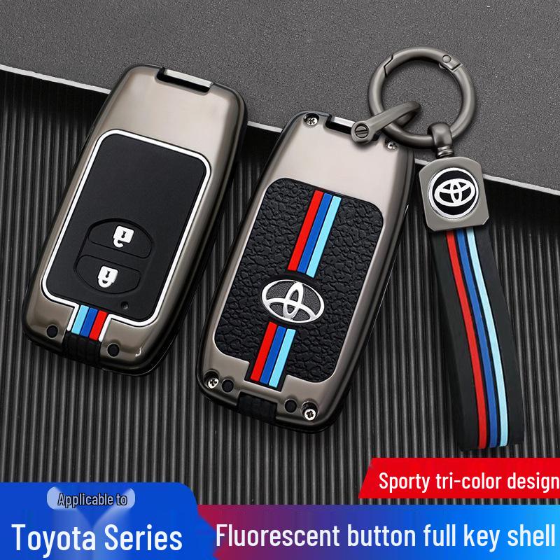 Compatible Key Case for Toyota: 6th Gen Camry, Reiz, Land Cruiser, Prado, Highlander