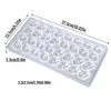 Handmade Sphere Chocolate Tools Transparent Bar Mould New Baking Pastry Tools  Confectionery