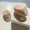 2Pcs Big Size Makeup Sponge Foundation Cosmetic Puff Soft Smooth Powder Concealer Sponge Blender Wet Dry Dual Use Make Up Puff