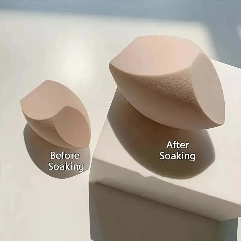 2Pcs Big Size Makeup Sponge Foundation Cosmetic Puff Soft Smooth Powder Concealer Sponge Blender Wet Dry Dual Use Make Up Puff