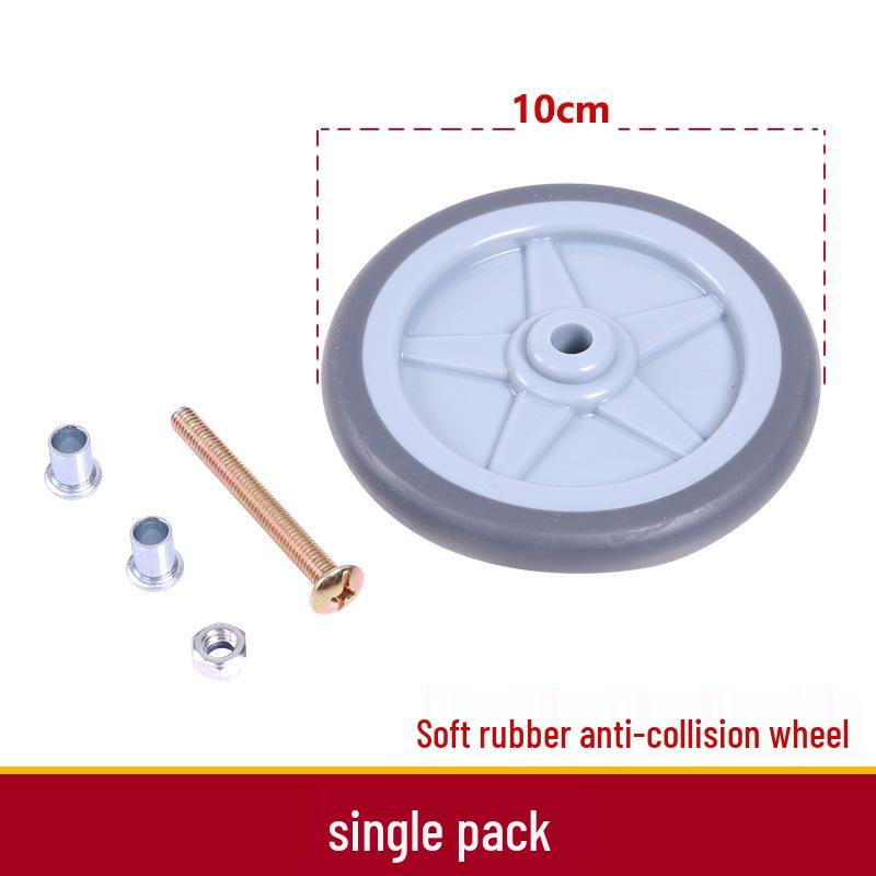 Hotel Room Service Cart with Large Anti-Collision Wheels and Corner Protectors