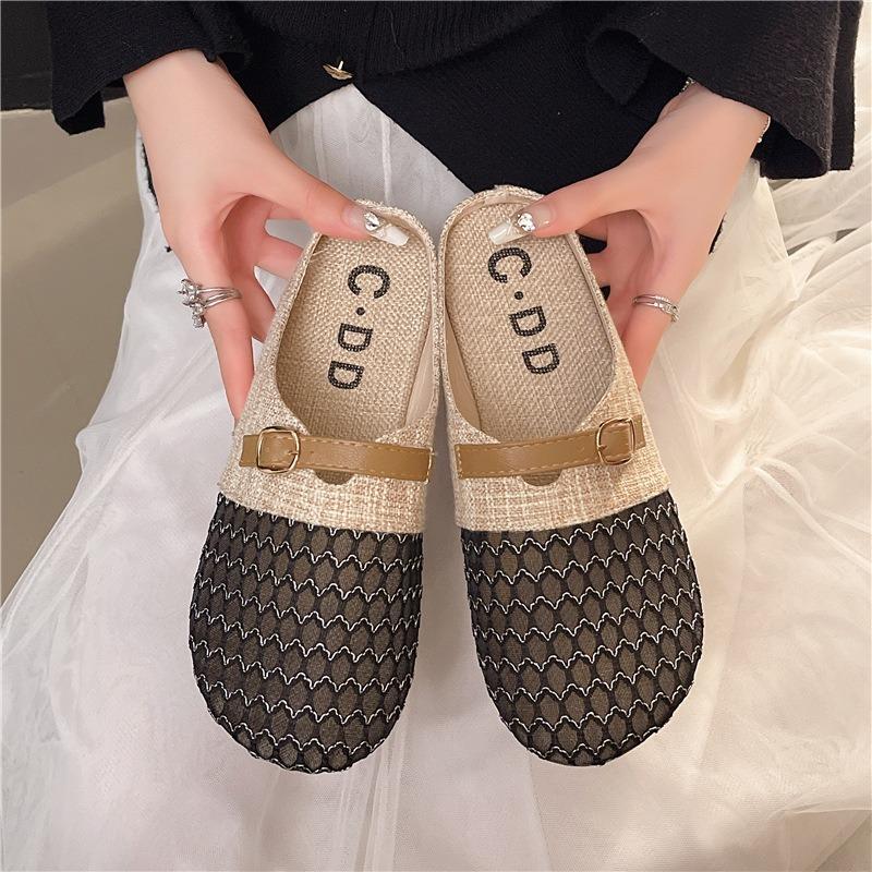 New One-foot Lazy Shoes Half-slipper Boots Fisherman Shoes Flat Single Shoes