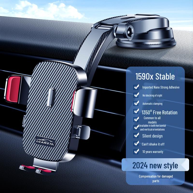 2026 Universal Car Air Vent Phone Mount, Extended Version with Hook for Navigation Support