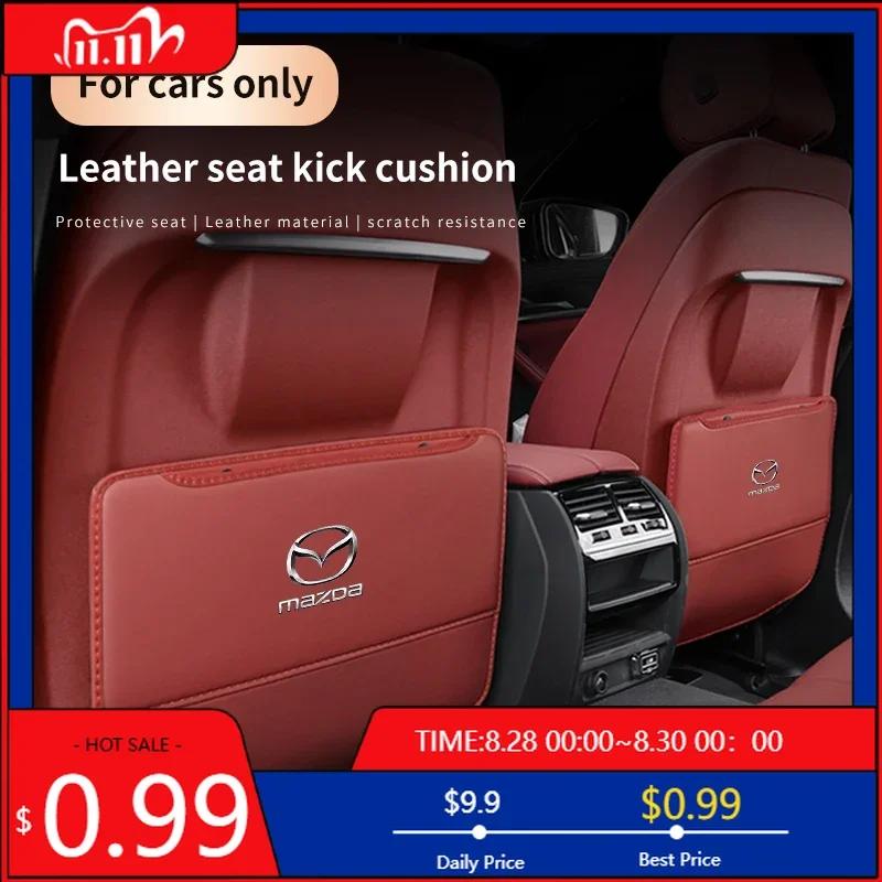 2025 Hot Mazda 3 5 6 SKYACTIV Axela Atenza CX30 CX5 CX8 CX9 MX5 RX8 RX7 BT50 Car Seat  Back Storage Bag Anti-wear Backrest Anti-