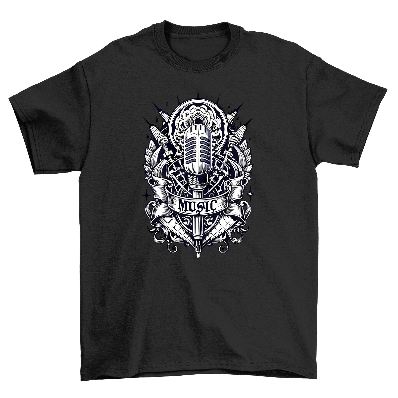 

Rock the Mic with Gothic_85 Microphone T-Shirt Mens Womens Tees Top - Funny, Stylish, and Amplifie S