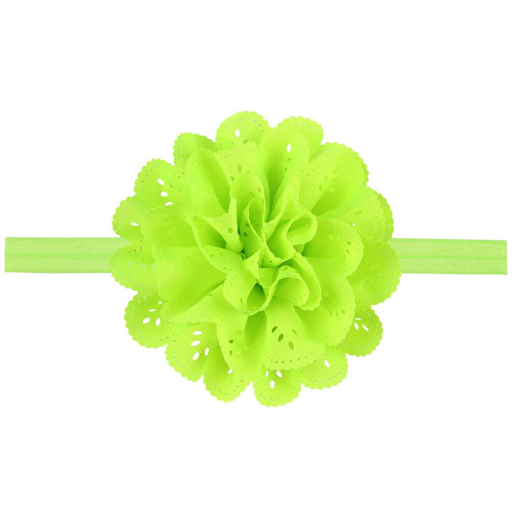 Kids Baby Headwear Hollow Lace Flower Headband Elastic Hair Band Accessories