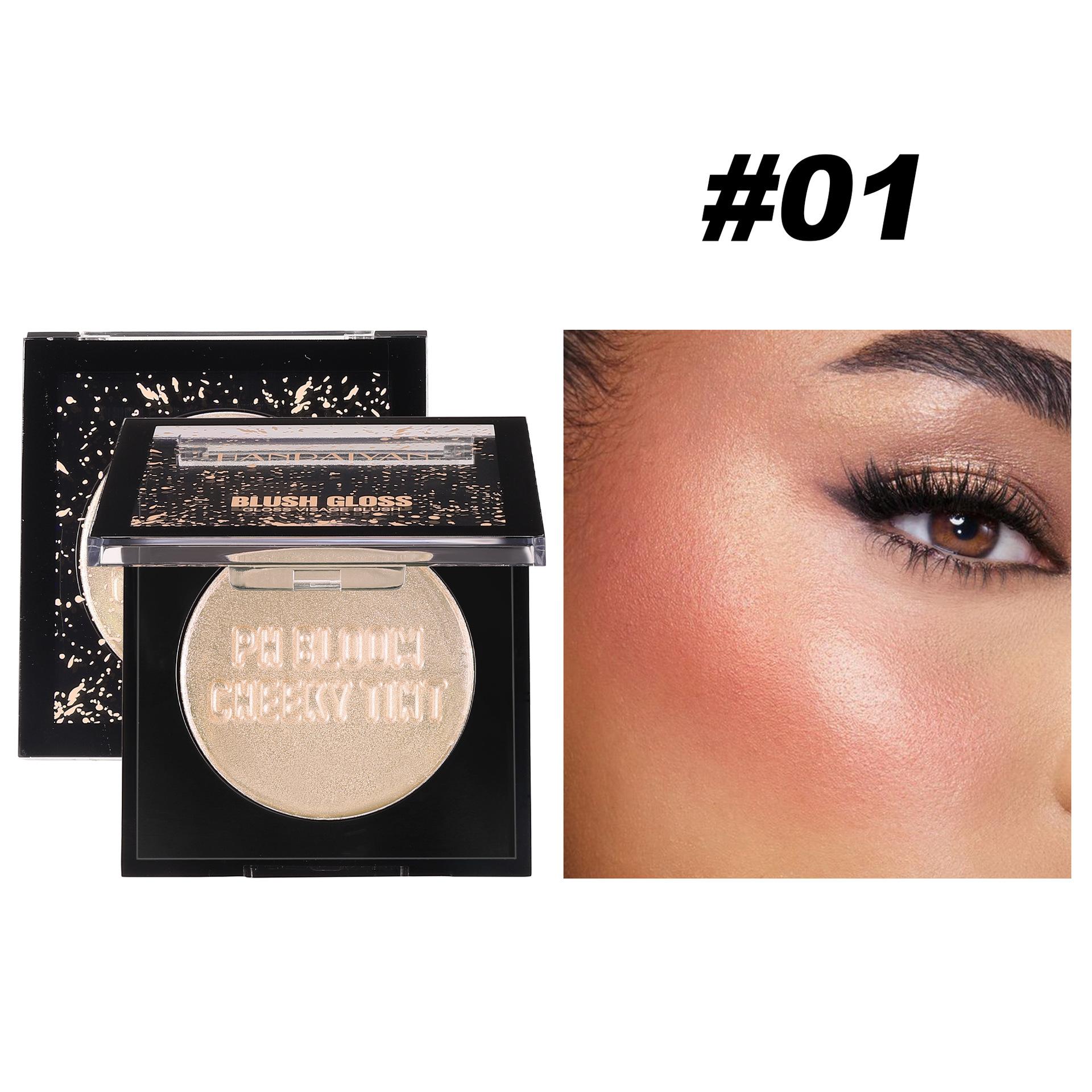 

Румяна в квадратной пластине Warm Change Solid Blush Paste, многоцелевая паста для макияжа Lady Style, три цвета в наличии