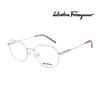 Salvatore Ferragamo Eyeglass Frames SF2215 041 Round Metal Glasses for Women and Men
