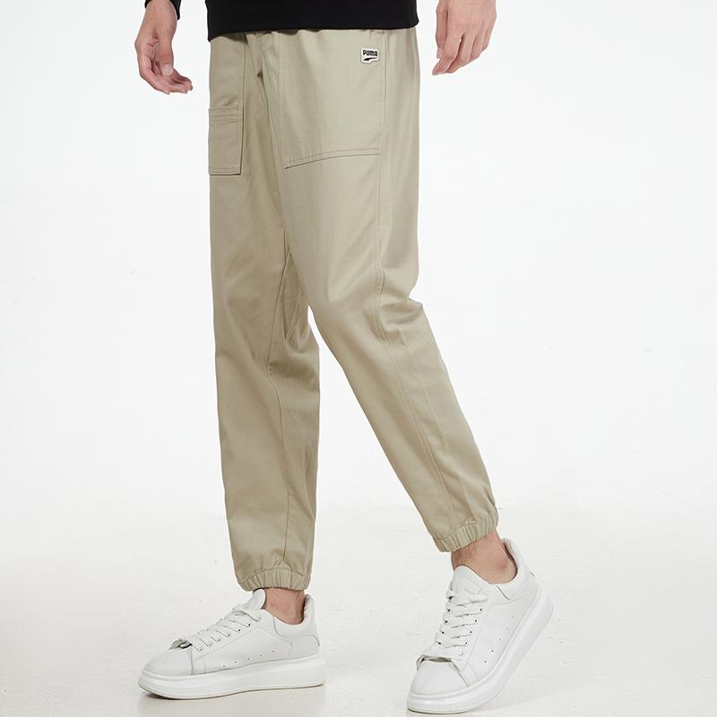Puma Downtown Twill Pants Men Bottoms Khaki 533045-42