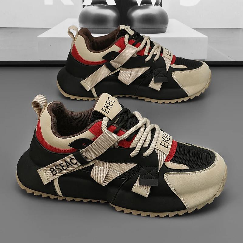 

Туфли мужские летние спортивные туфли Chaussure Hommes Comefortable новые кроссовки мода 2025 мужские повседневные микрофибровые противоскользящие 7 39 бежевый