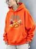 2026 New Printed Hoodie Women's Casual Sweatshirt Loose Pocket Pullover Winter Sports Top