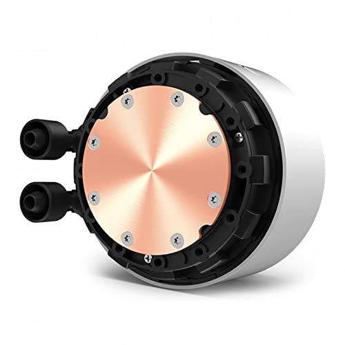 NZXT KRAKEN Z-Serie Wasserkühlung CPU-Kühler Ausgestattet mit 2 14-cm-Lüftern mit 2 140-mm-KRAKEN [Z63 Weiß] RL-KRZ63-RW [Ausgestattete Lüfter]