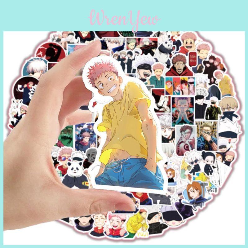 Waterproof Jujutsu Kaisen Stickers 100pcs Ideal For Bikes Cars And Notebooks