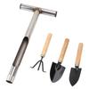 Soil Sample Probe Stainless Steel T Handle Soil Test Kits with 4 Reusable Sample Bags 3 Garden
