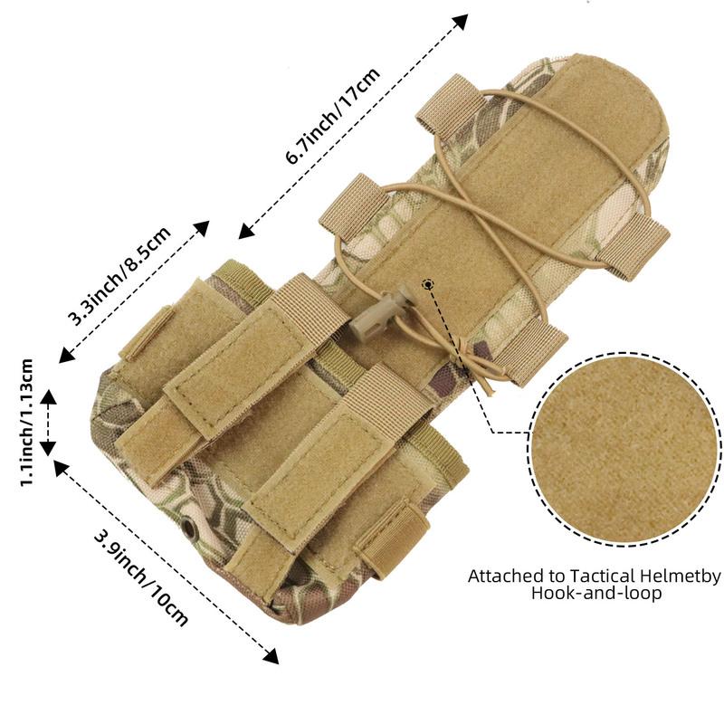 BOOIU MK2 Tactical Helmet Battery Pouch Counterweight Pack Fast Helmet Militar Airsoft Battery Pack Helmet Accessories Hunting