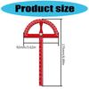 Adjustable Aluminum Anglemeasurer High Accuracy Measurement Corner Investigator For Engineering Drafting And Construction Use