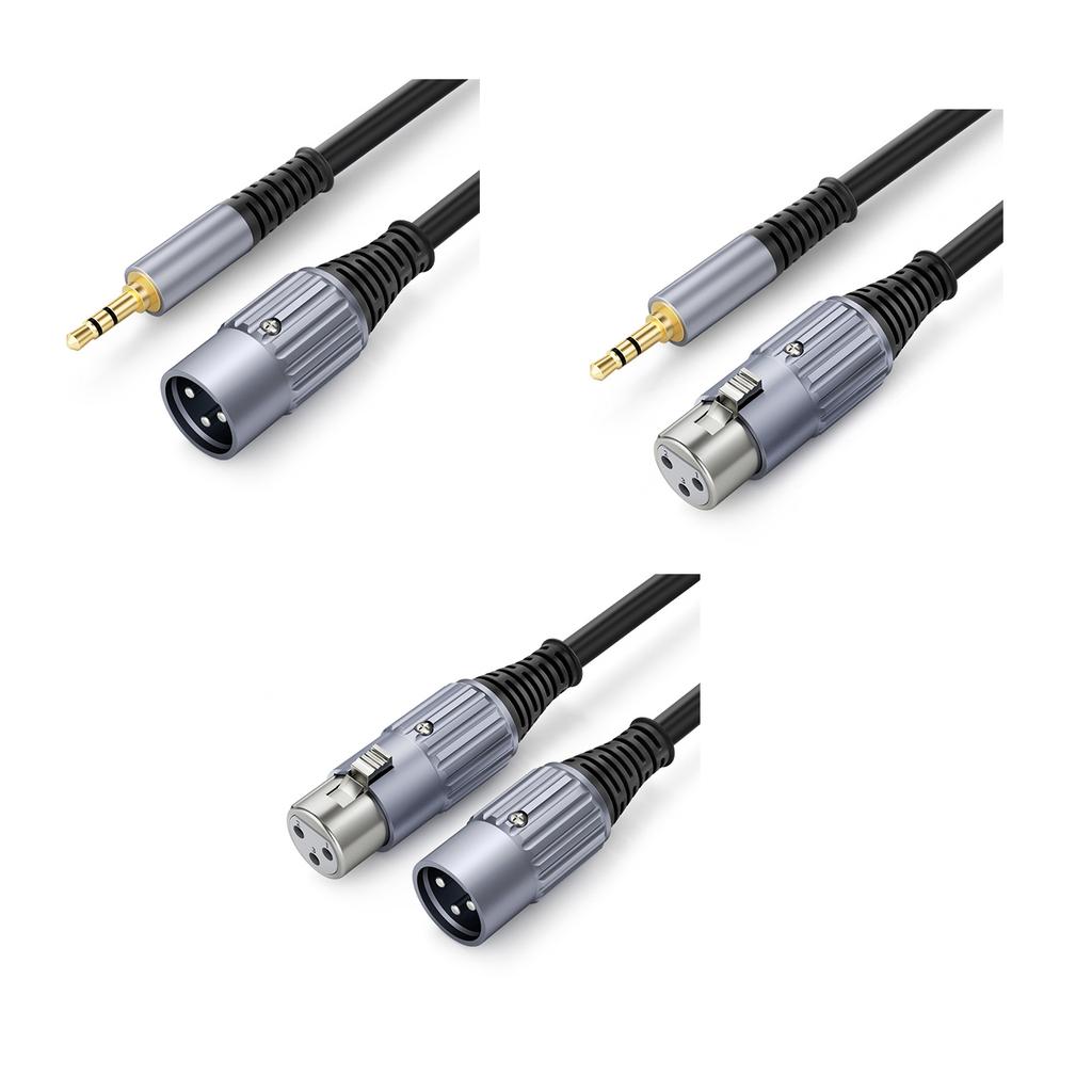 Microphone XLRCable for Speaker 6mm PVC Jackets Reliable Stage and Conference XLRMale To Female/XLRto 3.5mm Cable