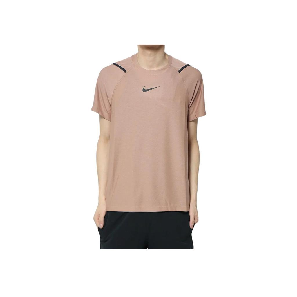 Nike Logo Crew Neck Pullover Short Sleeve T-Shirt Men Tops Light-Brown CU4990-283