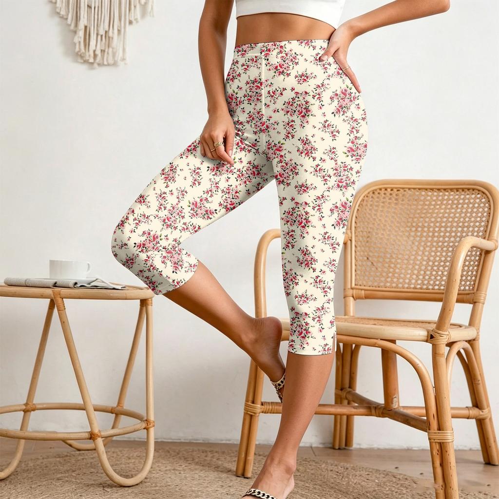 Women's Casual Pleated Pants with Elastic Waist, Slim Fit, Split Hem