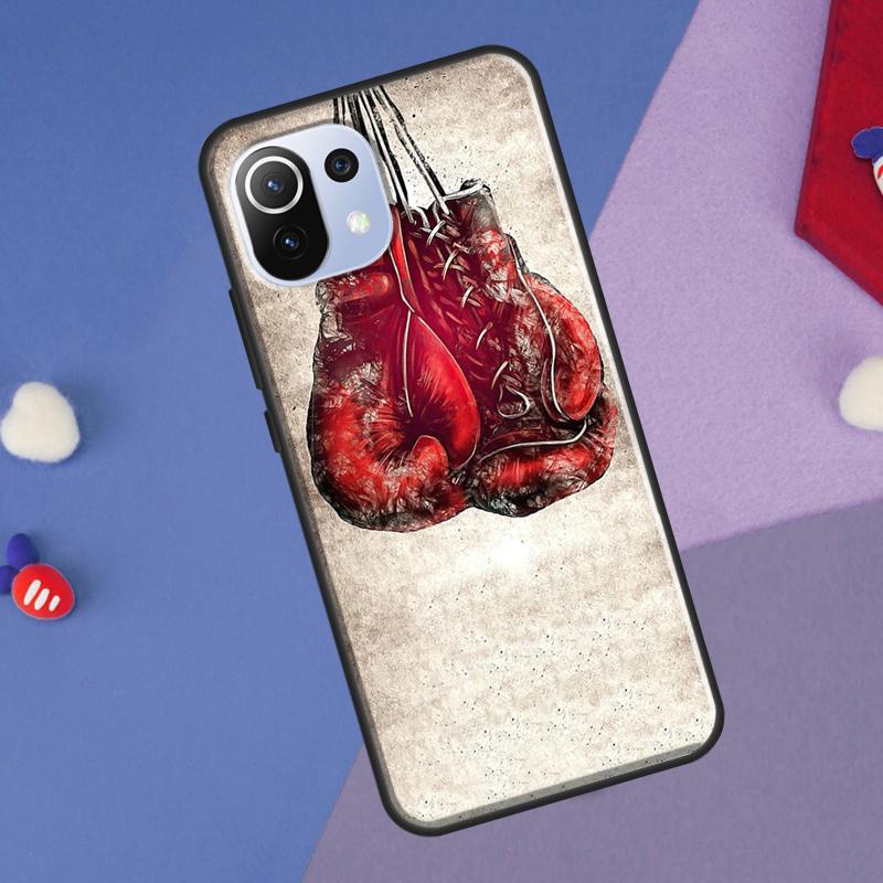 Boxing Gloves Cover For Xiaomi 14 Ultra 13 11T 12T 13T 14T Pro POCO X7 X6 Pro X3 X5 F3 F5 M6 F6 Pro Case