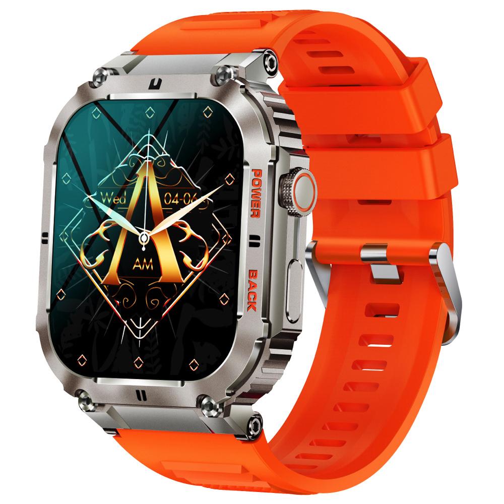 

696 Smart Watch Men 1.96 IPS Heartrate Blood Oxygen Waterproof 400mAh Outdoor Timer Weather Sport Smartwatch Women Sleep Health