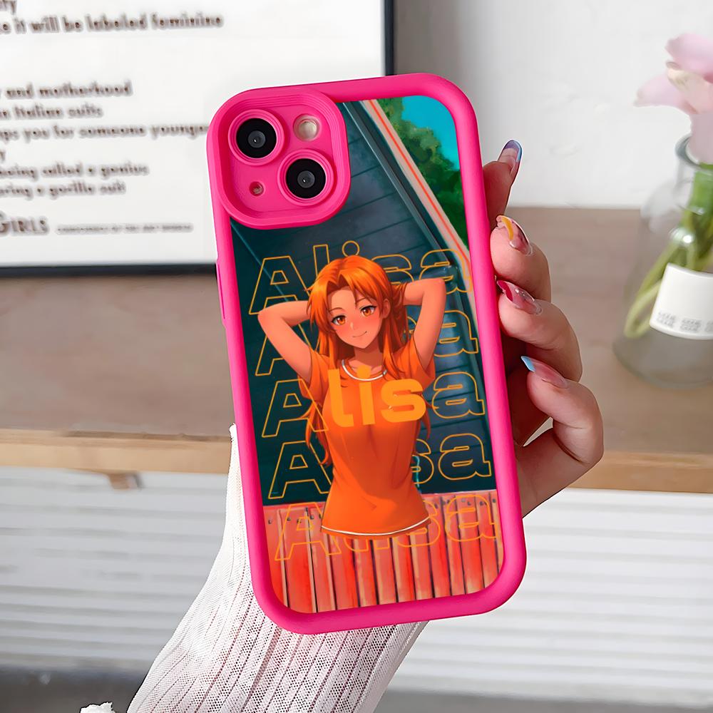 Everlasting Summer Alisa Thicken TPU Mobile Phone Case for iPhone 17 16 15 14 13 12 11 Air Pro Max Plus Colorful Cover